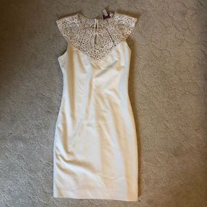 Ted Baker Cream Mini Dress 0